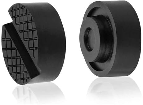 Gummiauflage,Auto Gummiauflage Wagenheber, für Reifenwechsel mit Wagenheber verwenden,(Schwarz,2 Stück)