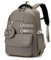 JANSBEN Wasserdichter Schulrucksack für Teenager Jungen und Mädchen, Mehrfachfach Design für Schule und Reisen, Schultasche Ideal für 5 Klasse Kaffee
