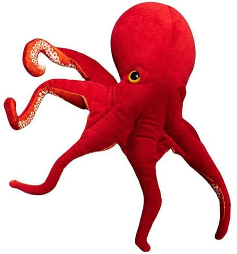 Uixxducc Kuscheltier Oktopus Plüschtier Plüsch Stofftier Krake,Weich Bequem Plüsch Kissen Neugeborenes Baby Lustiges Plüsch Puppe Spielzeug Geschenk für Kinder (40cm)