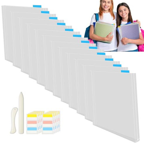 Scrapbook-Papier-Aufbewahrungstaschen, transparent, 32 x 32 cm, Fotos und Karton, Haushaltsaufbewahrung für Schlafsaal, Bibliothek, Bastelbedarf, 12 Stück