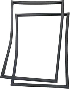 ZUADZAFC Refrigerator Door Seal Strip，Compatible For Haier，BCD-186KB Magnet PVC Rubber Gasket Refrigerator Door Parts 50×72cm 50×65cm(1set seal strip)