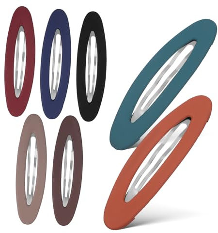 SAFIGLE 7pezzi Fermagli Per Ovali Fermagli Per Sottili Adatti Per Quotidiano e Eventi Speciali