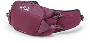 Rab Protium 6 Gürteltaschen – ultraleichte, atmungsaktive Hüfttasche für Trailrunning und Wandern, mulberry, One Size
