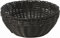 APS Korb, rund „Profiline, schwarzes Körbchen, Flechtkorb, Korb aus Polypropylen, Durchmesser Ø 20 cm, Höhe 8 cm