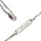 Taufset: Anhänger Taufring mit rotem Stein + Venezianer-Kette+Babyarmband. Gravur Vorname inkl. Armband 13-15cm: Figaro-Glieder-Gravurplatte mit Herz. Sterling Silber 925 gestempelt