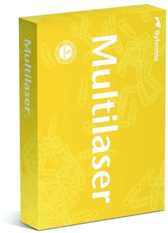 Multilaser Kopierpapier Office matt, weiß/Druckerpapier/DIN A4, 80g/m²/ 1 x 500 Blatt/Qualitätsklasse - C/Universalpapier/für Zuhause Büro und das Homeoffice/Multifunktions-Papier