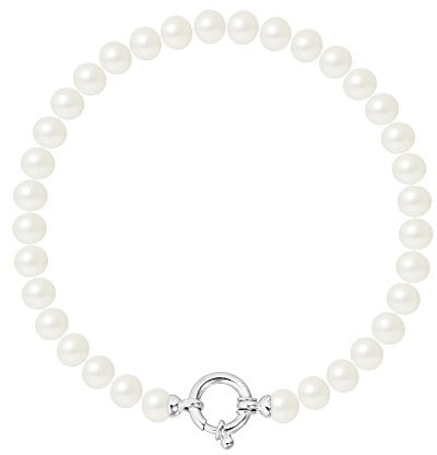 Pearls & Colors Strangarmbänder - AM-17-BRA-AG-POT67-AML-WH