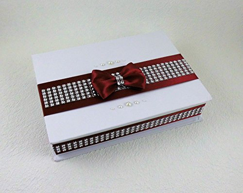 Ringbox Hochzeit Ringkissen,Box für Eheringe - mit Name und Datum, verschiedenen Farben.