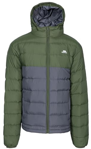 Trespass Mens Padded Water Resistant Jacket Oskar Moss in Size - M