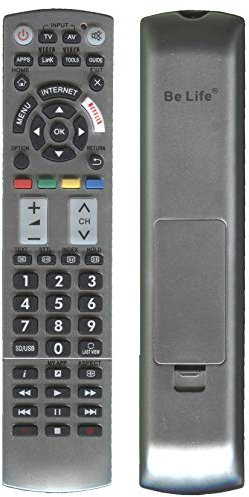 [ BELIFE ] Ersatz Fernbedienung TV Universalfernbedienung für Panasonic N2QAYB000842 / N2QAYB000840 / N2QAYB001011 / N2QAYB000074 / N2QAYB000928 / N2QAYB000863 / N2QAYB001109
