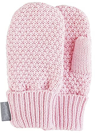 Sterntaler Unisex Strick-Fäustel für Babys und Kleinkinder, rosa, 2