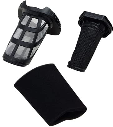 Lichtblau Komplett Set Filter für Bosch Akku Handstaubsauger I Ersatzfilter passend für Akku Staubsauger BBH2 & BBHL2 I Filter Set Handstaubsauger I Zubehör Akkusauger I Ersatzteile für Staubsauger