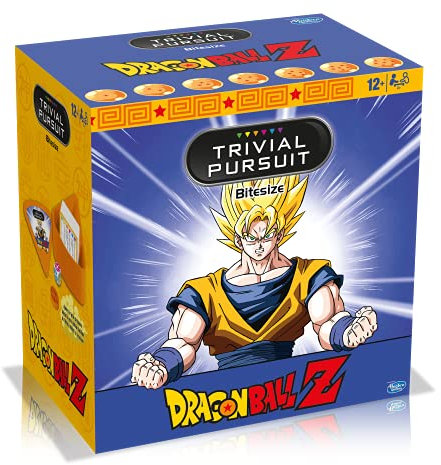 Winning Moves Trivial Pursuit Dragon Ball Z 12 Jahre + – Kartenspiel für Kinder Dragon Ball Z – Quiz-Spiel – Reisespiel – Lernkarten – Quiz-Spiele