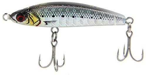 Savage Gear Gravity Bleistift - Micro Bleistift Köder für Wolfsbarsch, Makrele, Kabeljau, Weitwurf, flaches Profil für hervorragenden Grip im Wasser, Salzwasser Angelköder Sardine 5 cm