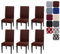 Aisprts Stuhlhussen 6er Set Stretch Stuhlhussen für Esszimmerstühle, Abnehmbarer Waschbarer Stühle Schutz Dekoration Stuhlbezug für Haus, Küche, Hotel, Restaurant, Bankett, Hochzeit, Party