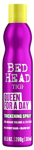 TIGI Bed Head Volumizing Hair Spray, Queen For A Day, for Thickening and Texturizing Fine Hair, 10.5 oz
