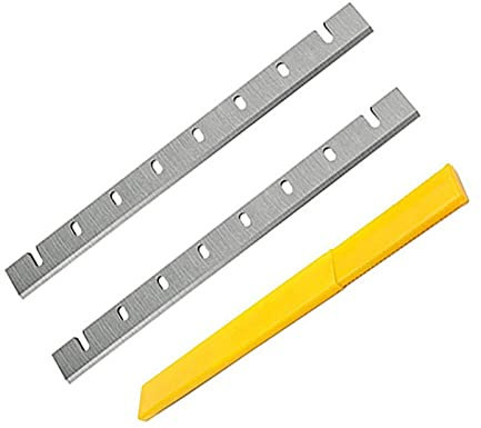 JINGERL Sostituzione delle Pale del piallatore da 12,5 Pollici DW7332 Adatta per Dewalt DW733 Coltello per pialletto in Legno per la Lavorazione del Legno - Set di 2