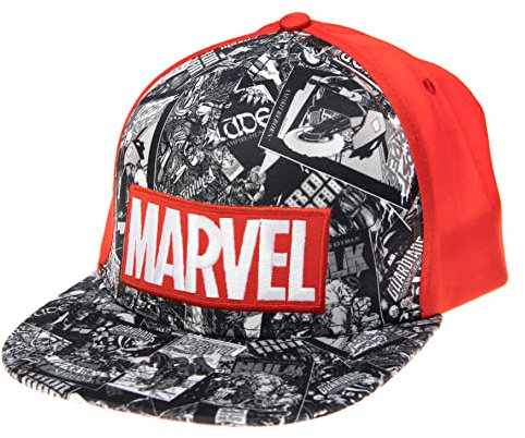 Marvel Avengers Baseballkappe, Einheitsgröße, Baseballmütze für Herren, Bequeme Mütze, Avengers Geschenk für Männer, Herren Merchandise, Marvel Comics, Einheitsgröße