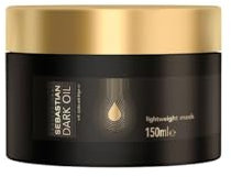 Sebastian Professional Leichte Maske aus dunklem Öl, glättet und pflegt, für alle Haartypen, 200 ml