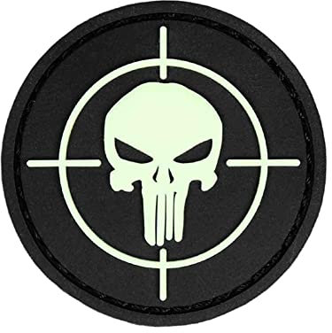 Patch 3D PVC Punisher Target Fluorescent 101 Incorporated