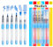 MEEDEN Lot de 6 Pinceau Aquarelle Reserve d'eau, Pinceau Aquarelle, Pinceaux à Peinture Aquarelle avec Brosse en Nylon Doux, Marqueurs de Peinture à Base d'eau