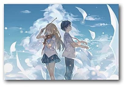 Anime-Poster Your Lie in April, Geschenk für Freunde, Kinder, Geschenk, 8 Drucke, Fotokunst, Malerei, Leinwand, Poster, Zuhause, moderne Dekoration, Poster, 20 x 30 cm