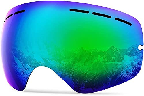 EXP VISION Skibrille Wechselscheibe für EX-5400 Skibrille (Grün)