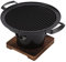 Tissting Barbecue Charbon de Bois, Barbecue de Table Sans Fumée Barbecue Table de Camping Grille Barbecue Outils de Barbecue Antiadhésifs Légers pour la Cuisine en Plein air