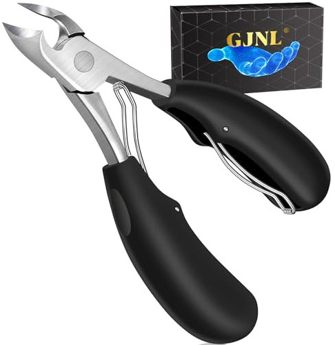 Toenail Clippers for Thick Seniors Toenails - 37mm Wide Opening Heavy Duty Toe Nail Clippers, Ultra Sharp Professional Toenail Cutter