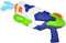 alldoro 60124 – Water Power Wasserpistole aus Kunststoff – 32 cm lang, 650 ml, bunt, Reichweite bis 9 m, mit Pumpgriff