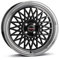 Borbet Felge B 7x17 ET38 4x108 black rim polished B 70738108463,4BRP