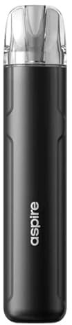 ASPIRE Cyber S Kit Vape Starter Pod Kit Integrated 700Ah Battery 2ml Replacement TSX Pods x2 Adjustable Airflow MTL Vaping Ecig Ecigarette No Nicotine (Black)
