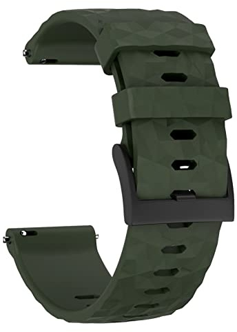 Wtukmo 24 millimetri di Ricambio Silicone Smart Watch Cinturini Per Suunto D5/7/9/Baro Spartan Sport Polso HR Baro Smartwatch Cinturini Braccialetto, For 9, agata