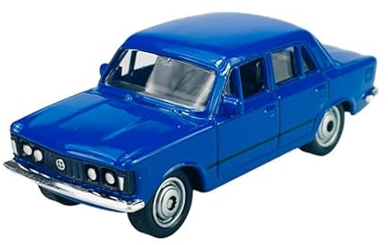 Welly FIAT 125 Blau Polski FIAT 125p 1/60 1:60 7cm Modell Auto Die Cast Neu im Kasten