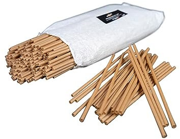 Paille en Canne à Sucre 100% BIODÉGRADABLE - Sachet de 250 - Taille 20cm ø6cm - Réutilisable, Made In France, Idéale pour vos évènements, paille Réutilisable, Compostable, Durable