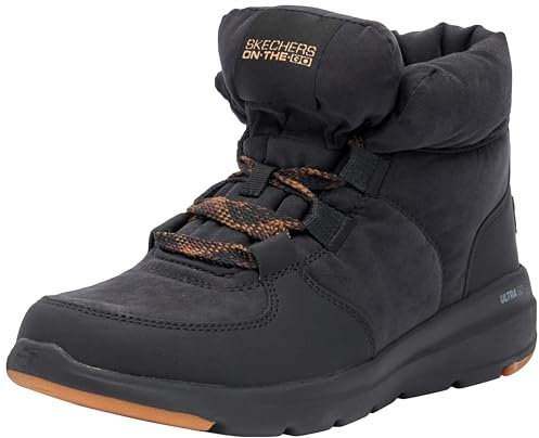 Skechers Glacial Ultra Trend Up, Stivaletto Donna, Nero, 38.5 EU