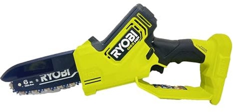 RYOBI ONE+ HP 18V P25013 Brushless Compact Pruning Mini Chainsaw with 6-Inch Chain (Tool Only)