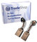 2x Trade-Shop Bronzekohlen Motorkohlen 7x11x18mm kompatibel mit Shoprider Mercurius, Alluri, Explorer, Dakar, Traveso/Elektromobil Ersatzteil