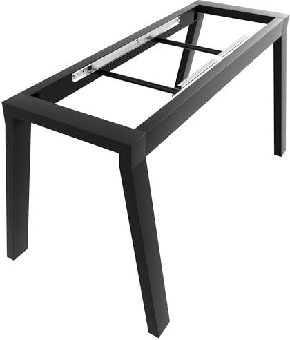 MetaloPro Tisch THS Split 140x70x72cm – Blickfang | Hochwertiges Metall, ideal für Esszimmer und Büro, hohe qualität, ausziehbar, edles design, vielseitig