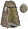 HOMASIS Pop up Duschzelt mit Tragetasche, tragbares Umkleidezelt Camping, Toilettenzelt mit Fenster & Aufbewahrungstasche, Duschkabine für Outdoor, 120 x 120 x 190 cm (Flecktarn)