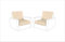 Sapphire Collection Outdoor Garden Rattan seat cushions Water Resistant Pad for Keter Allibert California Furniture Patio Chair Cushion Padding (4 Pc Cream 2 Seater)