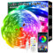 FUPT Tira LED TV, 5M Luces LED HabitacióN, RetroiluminacióN De TV RGB 5050 LED USB Con AplicacióN Y Control Remoto Para TV De 75-85 Pulgadas, Cine En Casa, Cocina, Dormitorio, Sala De Estar