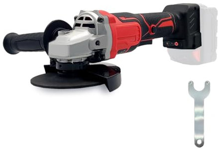 Smerigliatrice angolare senza fili per Milwaukee 18 V batteria 48-11-1850, motore elettrico senza spazzole 11000 giri/min, 3 smerigliatrici a velocità variabili 4-1/2 smerigliatrice angolare per
