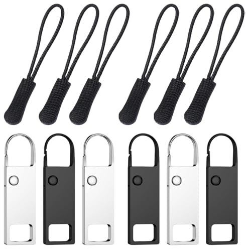 Alluring Reißverschluss Zipper, Reißverschluss Anhänger, Reißverschluss Zipper Ersatz, Metall Zipper Pull, Reißverschluss Zipper Ersatz für Koffer Mantel Jackenrucksäcke