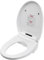 Coperchio WC intelligente, sedile WC elettronico intelligente con sedile riscaldato Modalità di scarico multiple Telecomando Luce notturna a LED Sedile copriwater Bidet