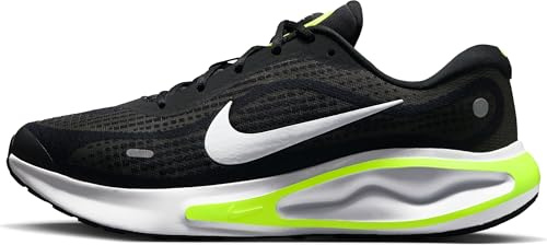 Nike Straßenlaufschuh Nike Journey Run Straßenlaufschuh Für Herren, Black/White-Wolf Grey-Volt, FN0228-004, 42.5 EU (9 US)