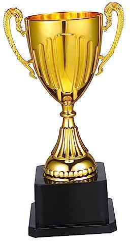 Gatuida Trophée d'or comme Trophée De La Coupe des Vainqueurs Mini Coupe Trophée Récompenses Trophées Nombre Trophée De La Musique pour Faire La Fête Coupes De Récompense Gagnant Plastique