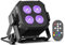 Oloaxolx 4 x 8 W RGBW 4-in-1 LED Par Mini Bühnenlichter leichte mit DMX512, klanggesteuert, 4/8-Kanal Par Scheinwerfer für Zuhause, Party, Show, Event
