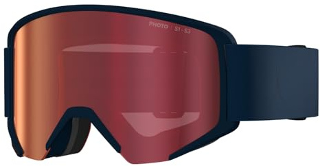 ATOMIC SAVOR PHOTO Skibrille I Ski- & Snowboardbrille mit Photochromic Scheibentechnologie für klare Sicht I Damen- & Herren-Ski-Brille mit Live Fit Rahmen für individuelle Passform