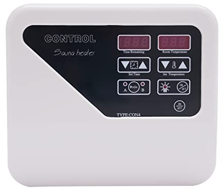Controllo sauna per sauna, 3-9 kw, controller digitale per sauna, 220 V, 240 V, controller digitale esterno, per sauna, 2 modalità e temperatura regolabile